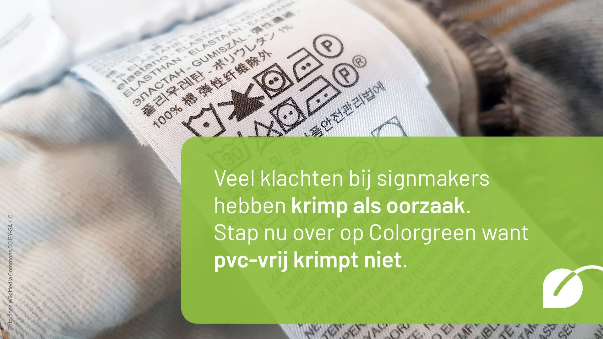 Colorgreen LinkedIn campagne over krimp